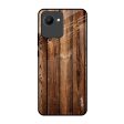 Timber Printed Glass Case for Realme C30 For Sale