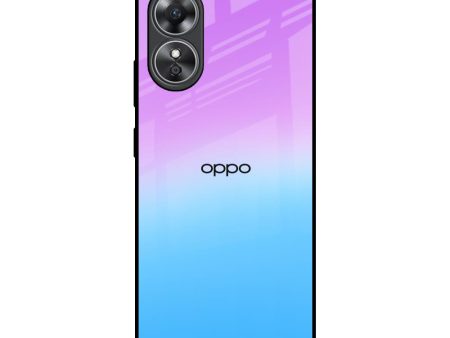 Unicorn Pattern Glass Case for OPPO A17 For Sale