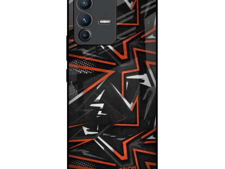 Vector Art Glass Case for Vivo V23 Pro 5G For Cheap