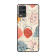 Abstract Faces Glass Case for Oppo A54 Online Hot Sale