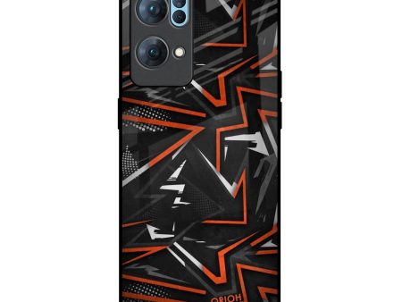 Vector Art Glass Case for Oppo Reno7 Pro 5G For Discount