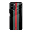 Vertical Stripes Glass Case for Vivo Y15s For Sale