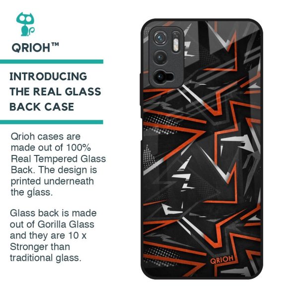 Vector Art Glass Case for Redmi Note 10T 5G Online now