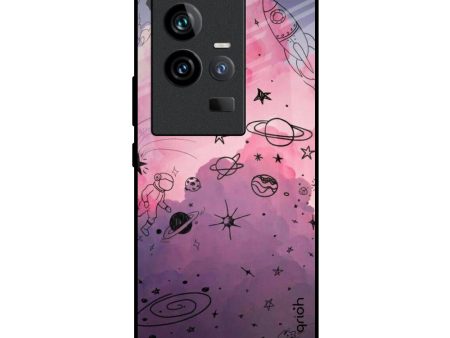 Space Doodles Glass Case for Vivo iQOO 11 on Sale