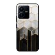 Tricolor Pattern Glass Case for Vivo Y22 For Discount