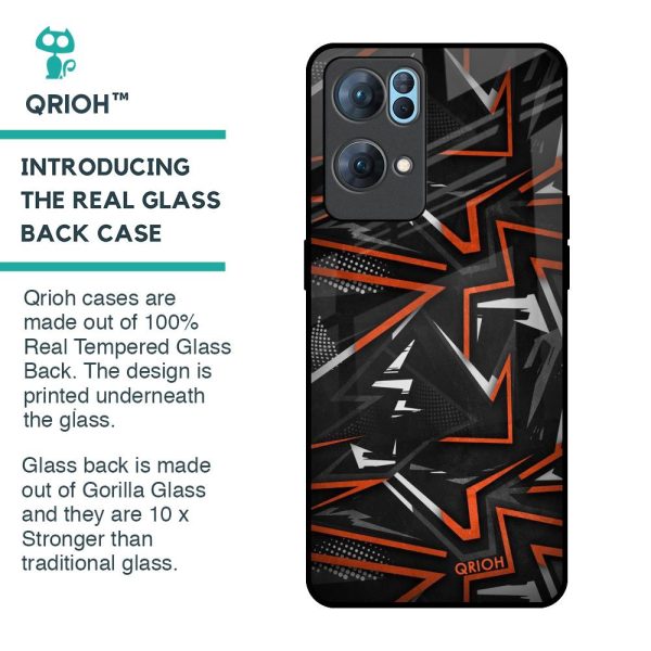 Vector Art Glass Case for Oppo Reno7 Pro 5G For Discount