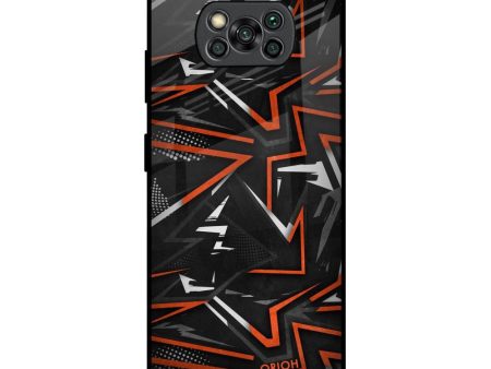 Vector Art Glass Case for Poco X3 Pro For Cheap