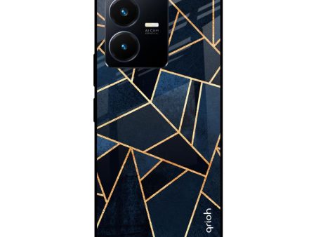 Abstract Tiles Glass case for Vivo Y22 Online now