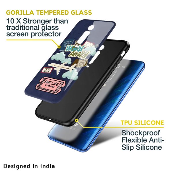 Tour The World Glass Case For Redmi A1 Supply