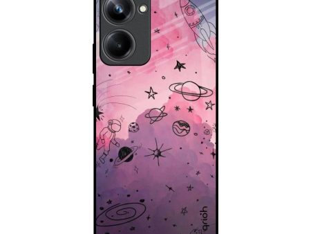 Space Doodles Glass Case for Realme 10 Pro 5G Discount