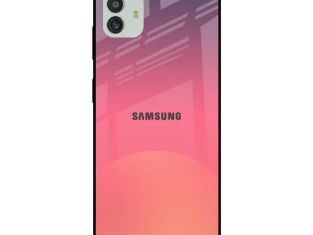 Sunset Orange Glass Case for Samsung Galaxy M13 5G For Cheap