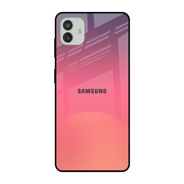 Sunset Orange Glass Case for Samsung Galaxy M13 5G For Cheap