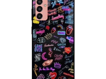 Accept The Mystery Glass Case for Samsung Galaxy M13 Fashion