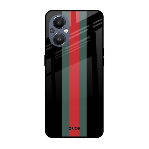 Vertical Stripes Glass Case for OnePlus Nord N20 5G Online