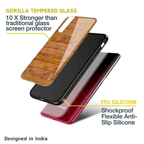 Timberwood Glass Case for Vivo Y22 For Sale