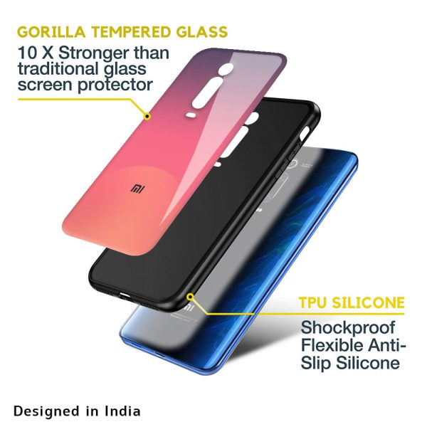 Sunset Orange Glass Case for Redmi Note 11 SE Supply