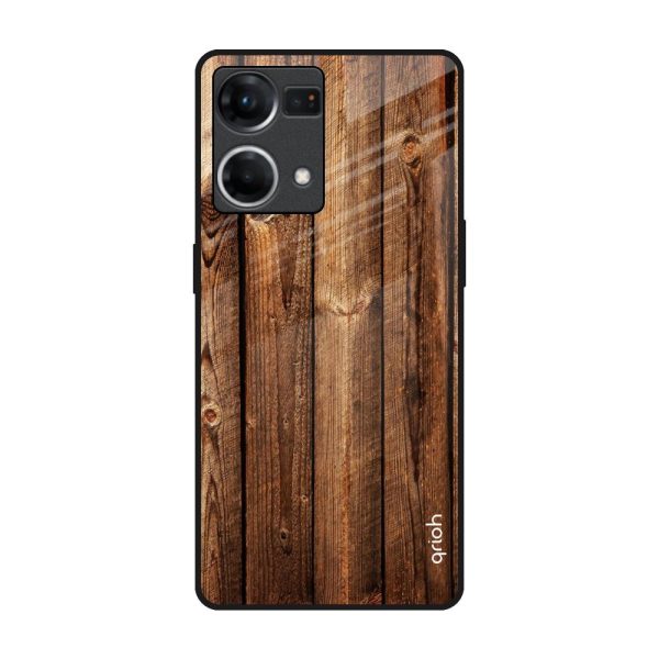 Timber Printed Glass Case for Oppo F21s Pro Online Hot Sale