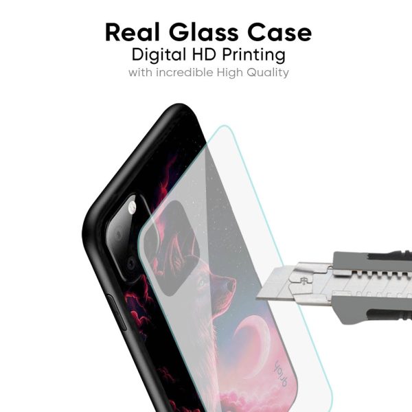 Moon Wolf Glass Case for Apple iPhone 13 on Sale