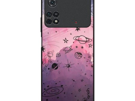 Space Doodles Glass Case for Poco M4 Pro Online