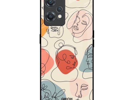 Abstract Faces Glass Case for OnePlus Nord CE 2 Lite 5G Supply