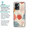 Abstract Faces Glass Case for Oppo K10 5G on Sale