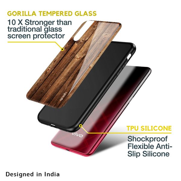 Timber Printed Glass case for Vivo iQOO 11 Supply