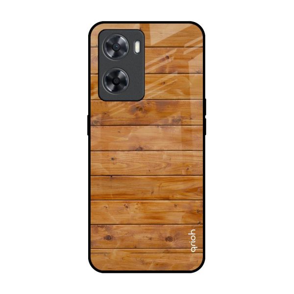 Timberwood Glass Case for OPPO A77s For Discount