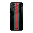 Vertical Stripes Glass Case for Redmi Note 11S Online Sale