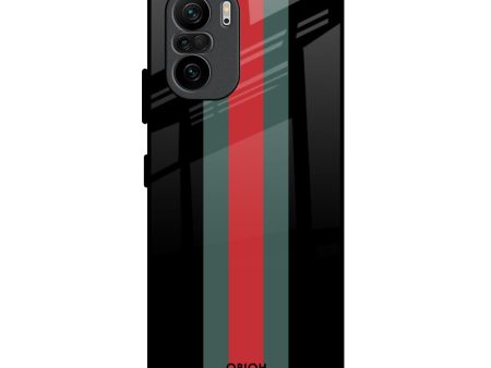 Vertical Stripes Glass Case for Mi 11X Pro Hot on Sale