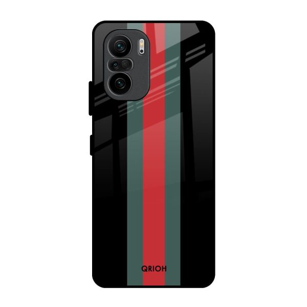 Vertical Stripes Glass Case for Mi 11X Pro Hot on Sale