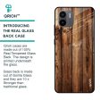 Timber Printed Glass case for Redmi A1 Online Sale