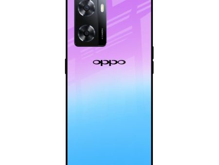 Unicorn Pattern Glass Case for OPPO A77s on Sale