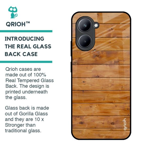 Timberwood Glass Case for Realme C33 Online