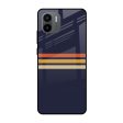 Tricolor Stripes Glass Case For Redmi A1 Online