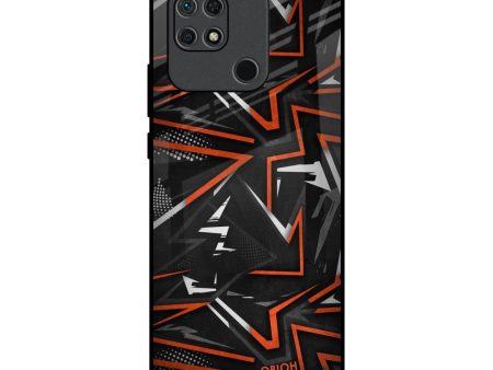 Vector Art Glass Case for Redmi 10 Online Hot Sale