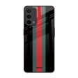 Vertical Stripes Glass Case for Oppo F19 Discount