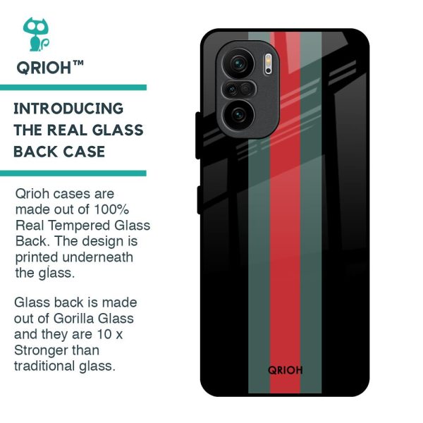 Vertical Stripes Glass Case for Mi 11X Cheap