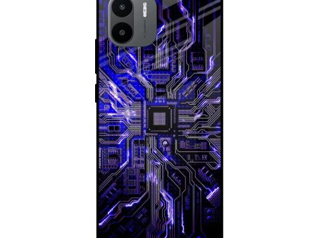 Techno Color Pattern Glass Case For Redmi A1 Fashion