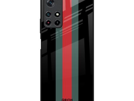 Vertical Stripes Glass Case for Poco M4 Pro 5G Discount