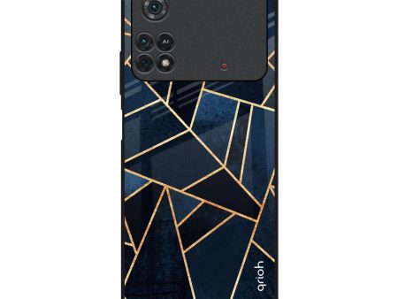 Abstract Tiles Glass Case for Poco M4 Pro on Sale