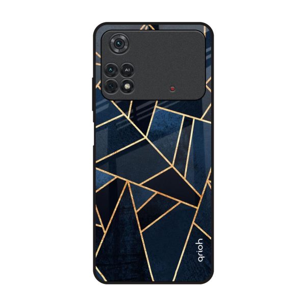 Abstract Tiles Glass Case for Poco M4 Pro on Sale