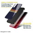 Tricolor Stripes Glass Case For Vivo V25 Online