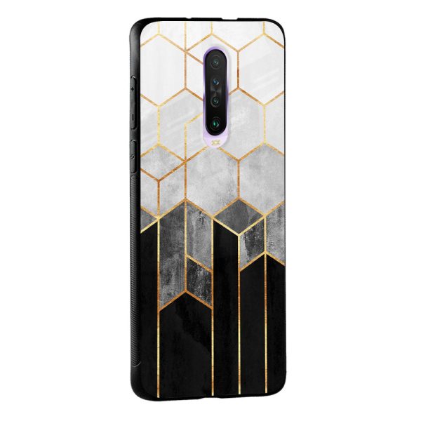 Tricolor Pattern Glass Case for Poco M5 Online