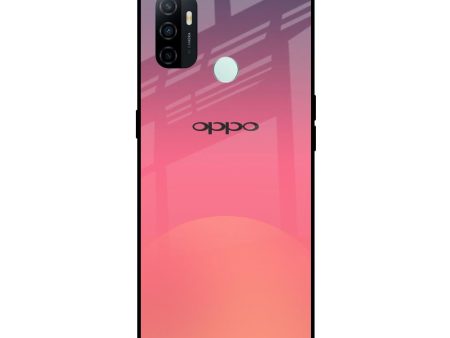 Sunset Orange Glass Case for Oppo A33 Online Sale