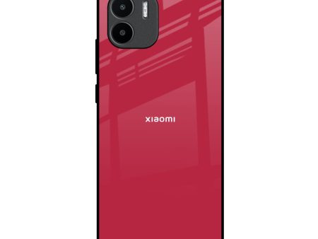 Solo Maroon Glass case for Redmi A1 Online now