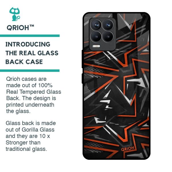 Vector Art Glass Case for Realme 8 Pro Fashion