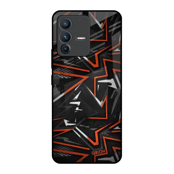 Vector Art Glass Case for Vivo V23 5G Sale