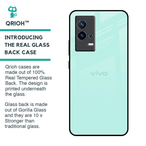 Teal Glass Case for IQOO 9 5G For Discount