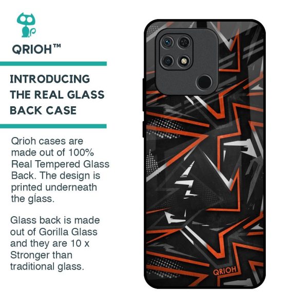 Vector Art Glass Case for Redmi 10 Online Hot Sale