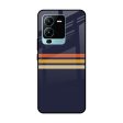 Tricolor Stripes Glass Case For Vivo V25 Pro For Discount